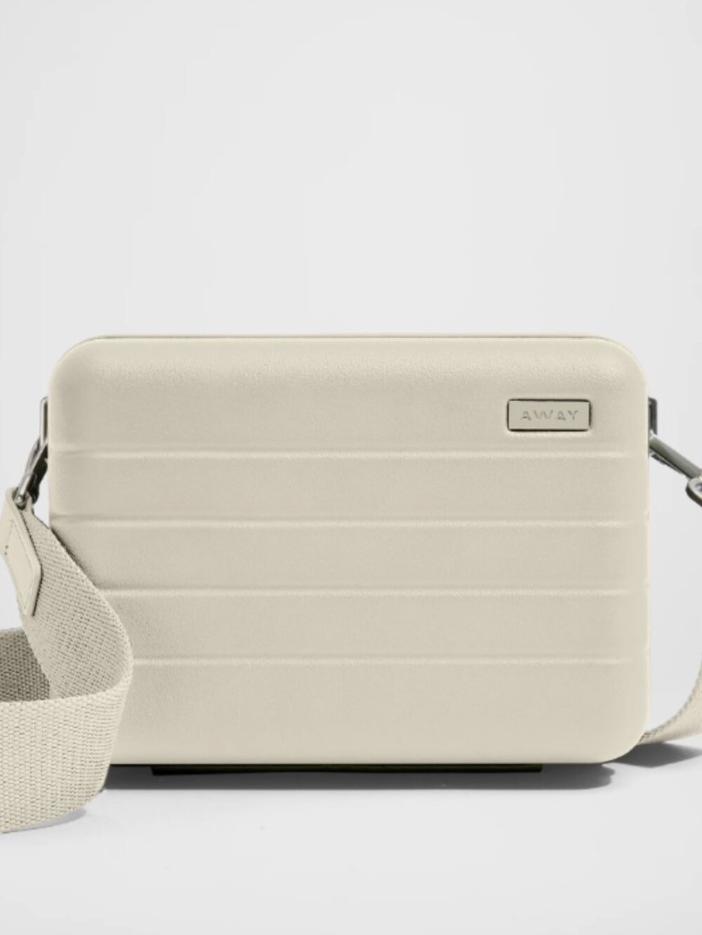 Away Crossbody Mini in Salt White